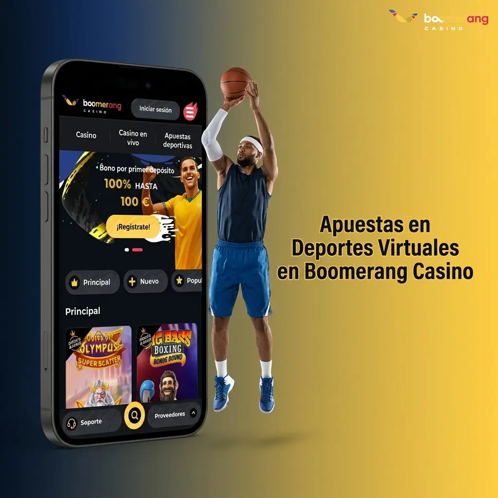 Apuestas en deportes virtuales de Boomerang Casino: fútbol, tenis, ciclismo y carreras de caballos simulados