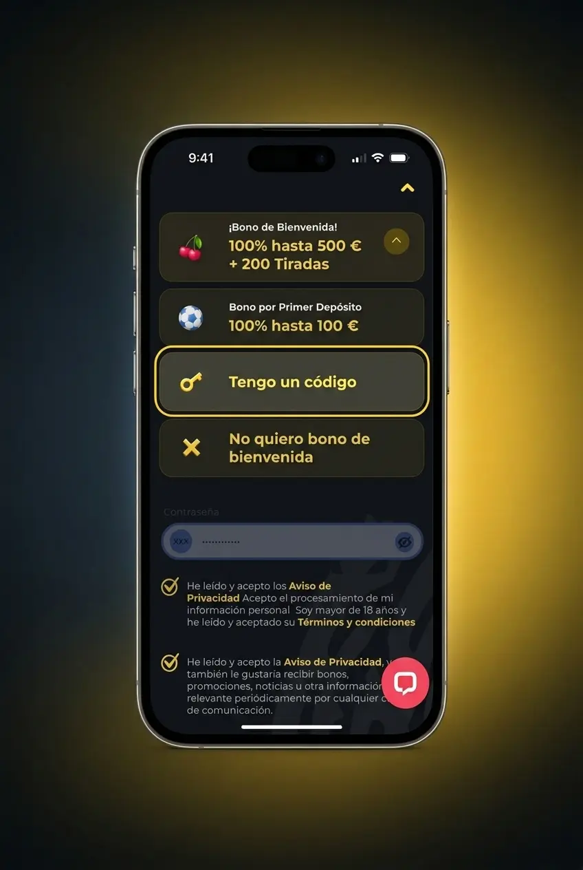 Pasos para reclamar un bono en Boomerang Casino España: registro, depósito, código promo y activación
