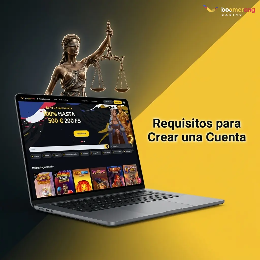 Requisitos para crear una cuenta en Boomerang Casino España: edad mínima, residencia y verificación de identidad