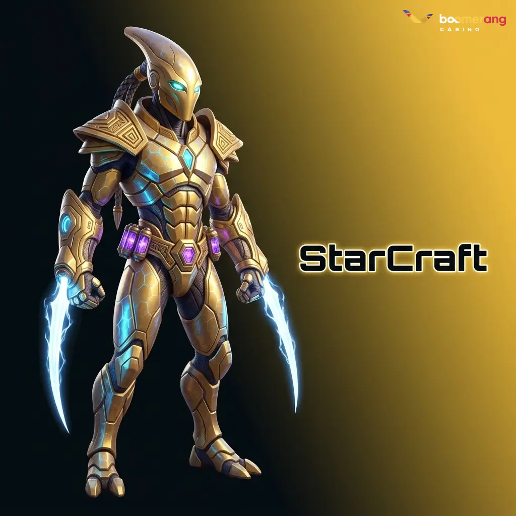 Apuestas en StarCraft II en Boomerang Casino con mercados de mapas, series y hándicap en ligas coreanas e internacionales.