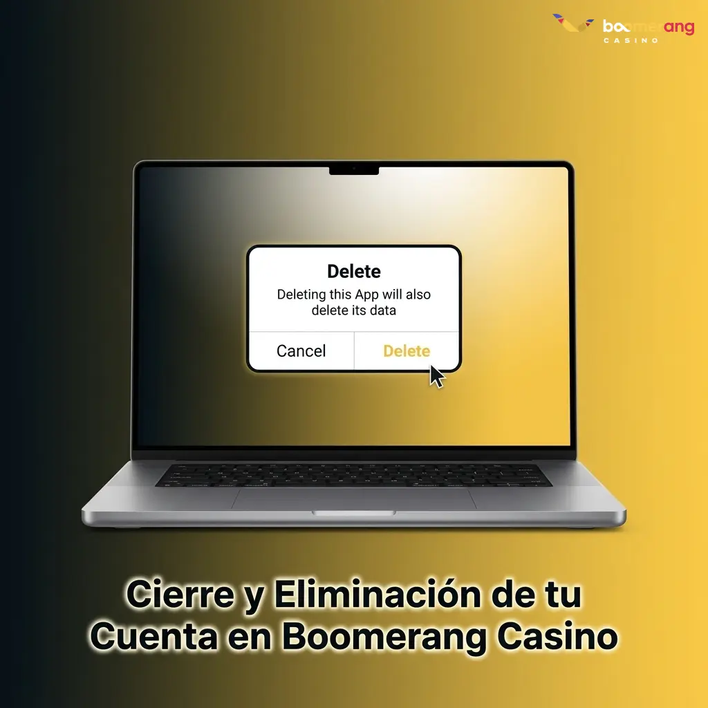 Pasos para cerrar o eliminar tu cuenta en Boomerang Casino de forma segura y responsable