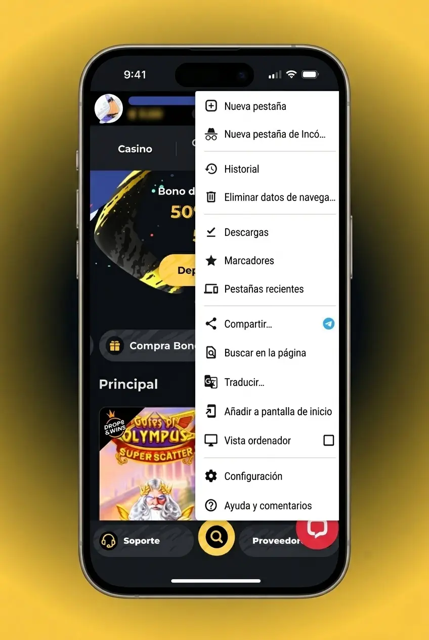 Guía PWA Boomerang Casino en Android: añadir acceso directo a pantalla de inicio sin APK