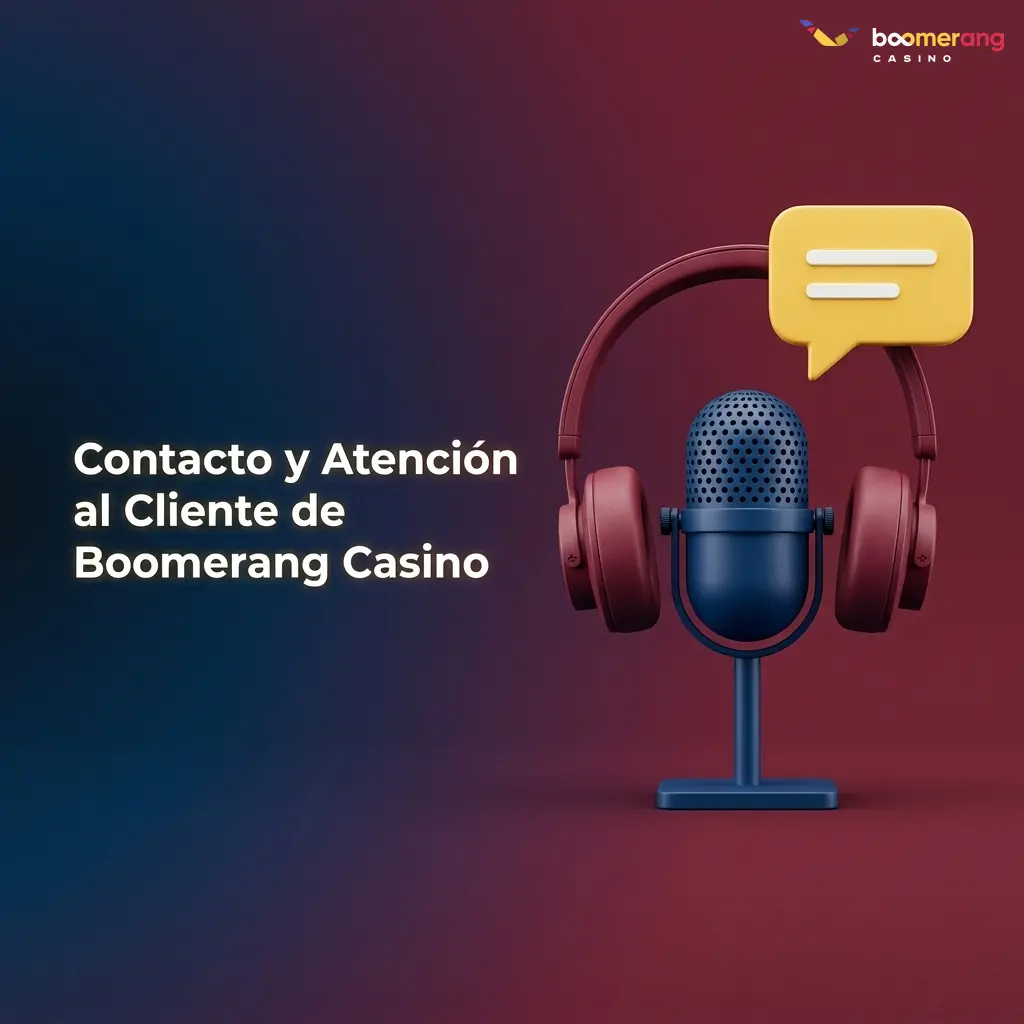 Soporte al cliente de Boomerang Casino disponible 24/7 por chat en vivo, email y preguntas frecuentes en español