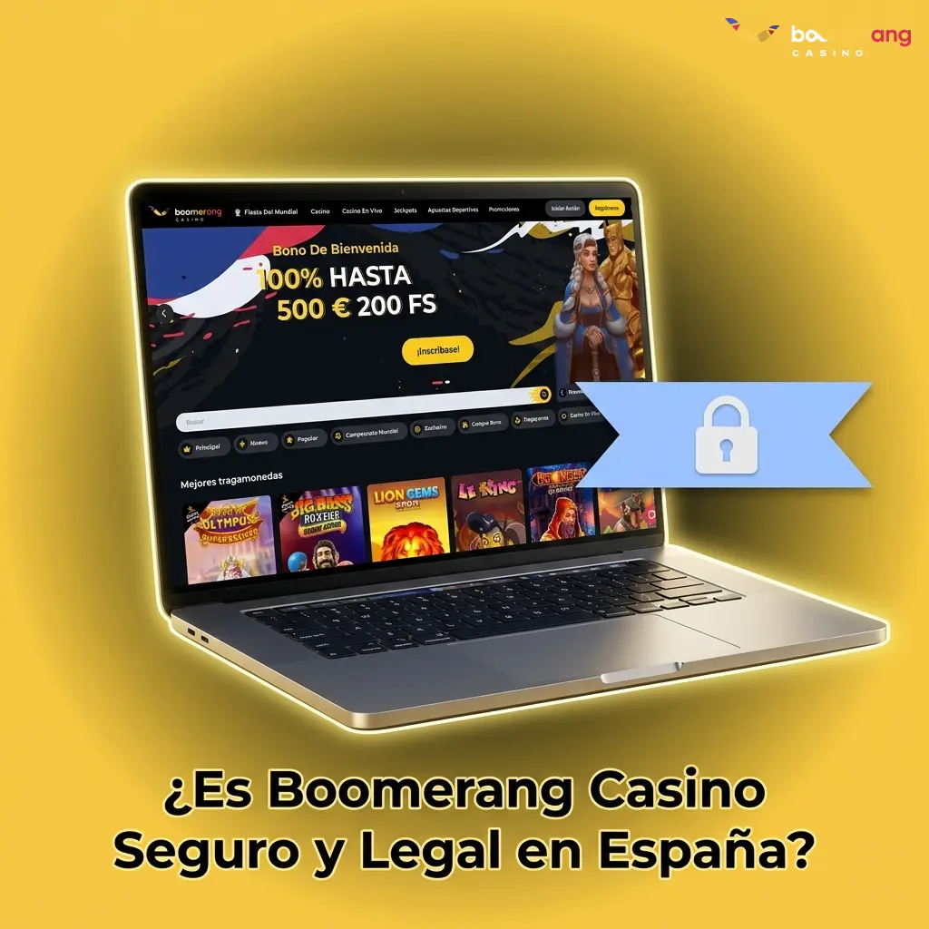 Boomerang Casino licencia Curaçao, cifrado SSL 128 bits y KYC para jugadores en España