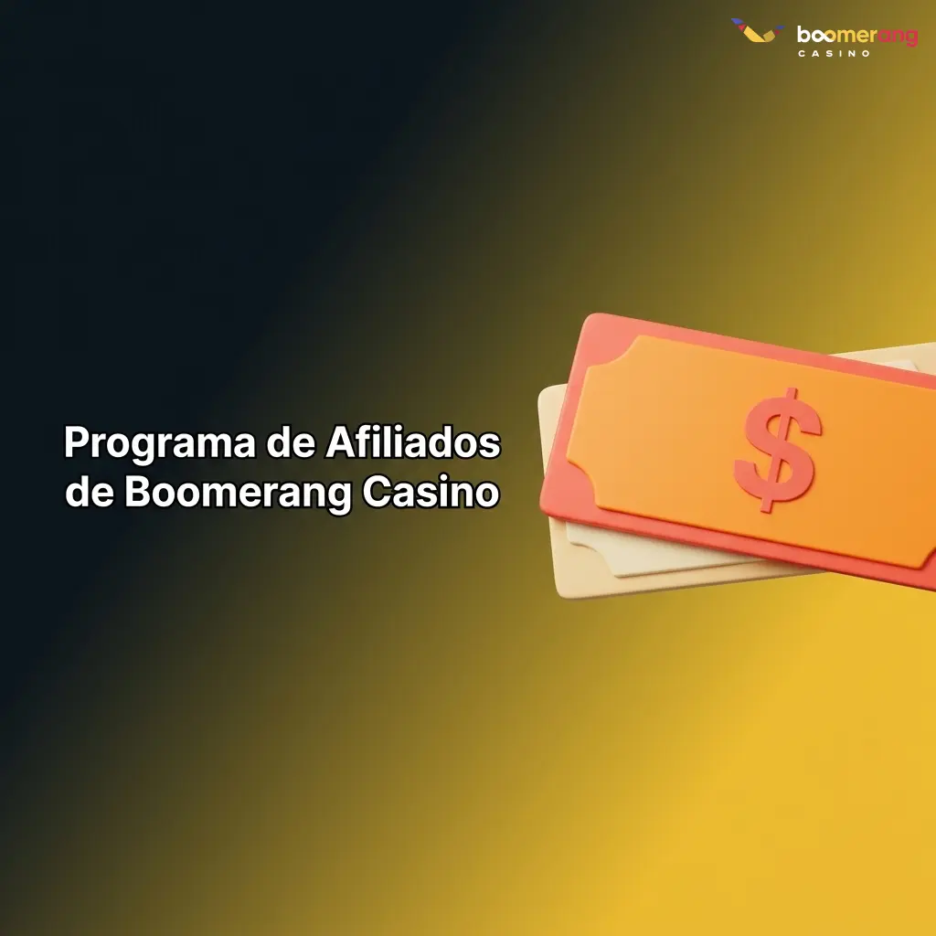 Programa de afiliados de Boomerang Casino con comisiones revenue share, CPA e híbrido para editores y creadores