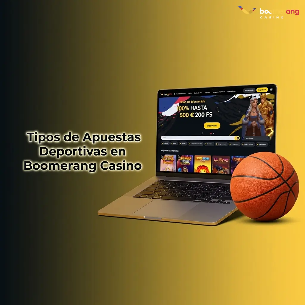 Tipos de apuestas deportivas en Boomerang Casino: fútbol, baloncesto, tenis y balonmano con mercados en directo
